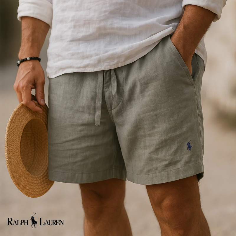 Men's Heritage Linen Capri Shorts