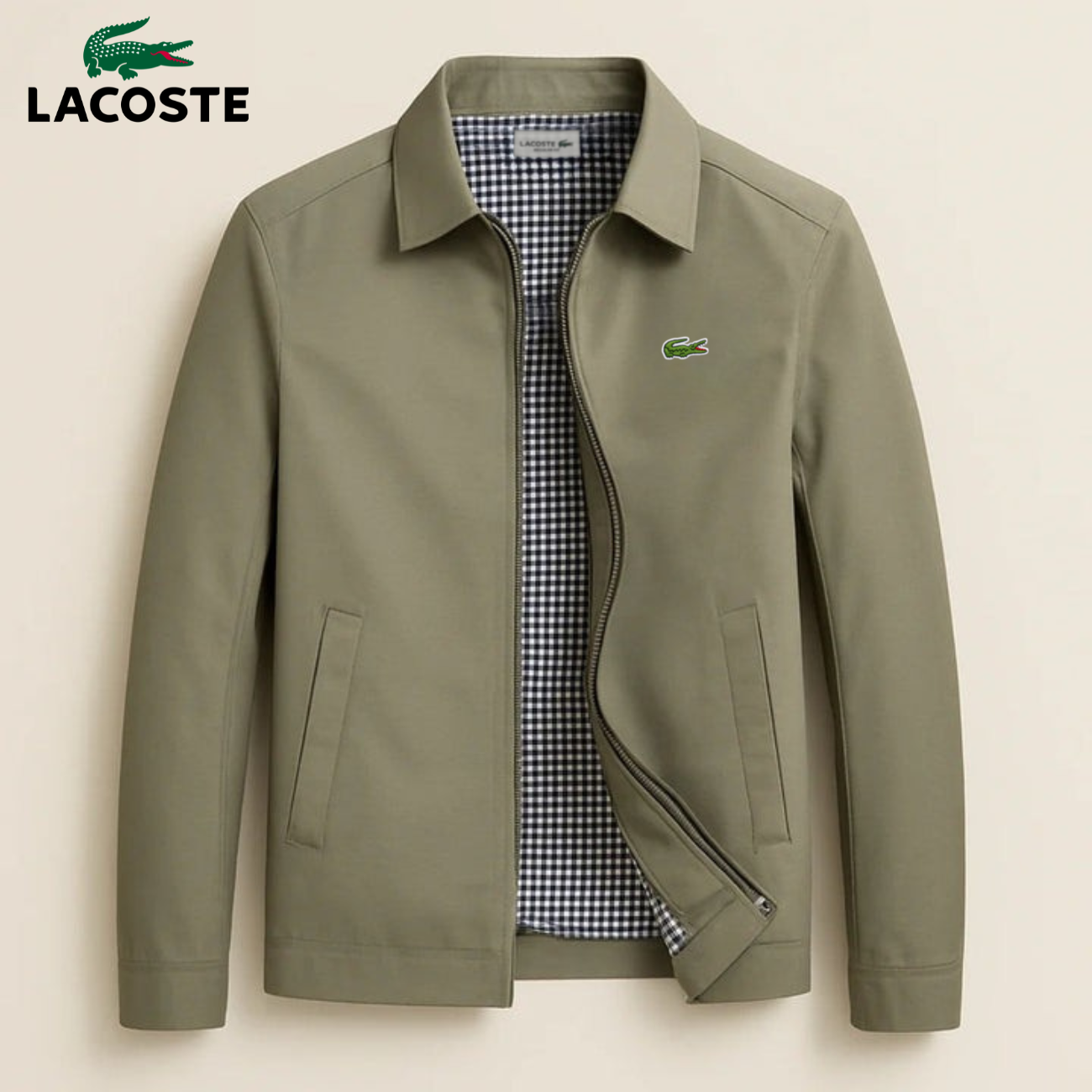 Men's Elegant Jacket with Zip - CLEARANCE SALE