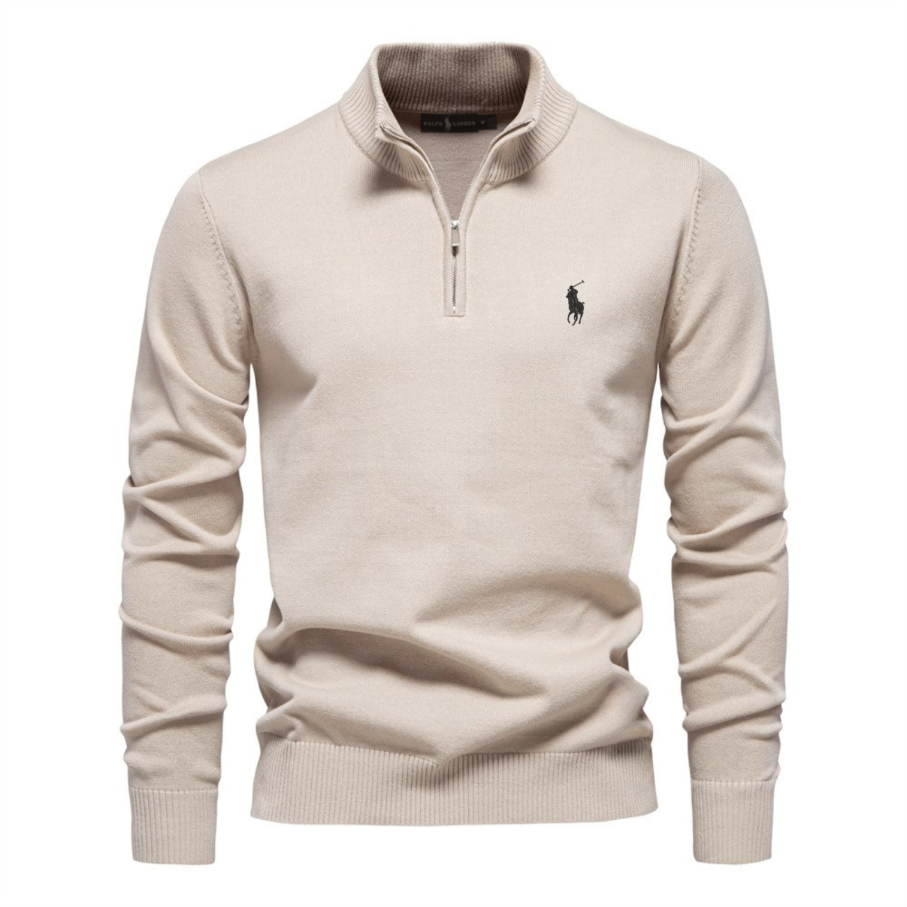 Men's Premium Half-Zip Knit Sweater - Clearance Sale