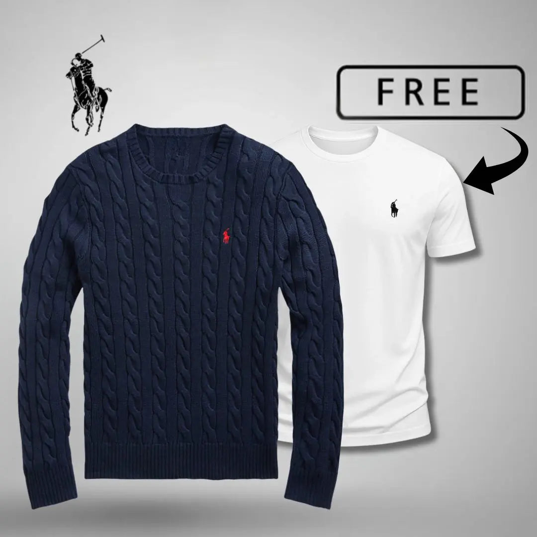 Men's Premium Sweater™ + Free T-Shirt 🎁