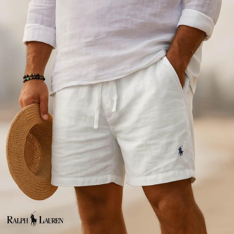 Men's Heritage Linen Capri Shorts