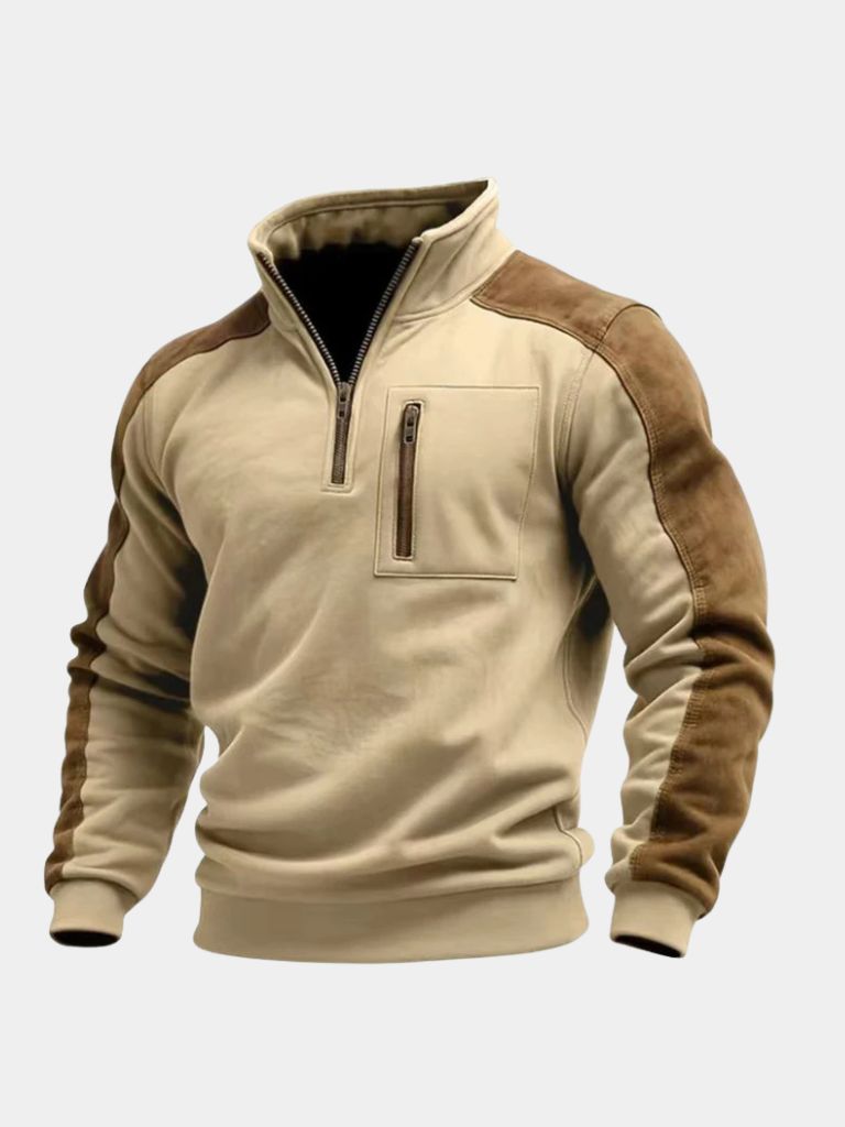 Pull Zippé Col Montant Urban Explorer - Cross & Crown