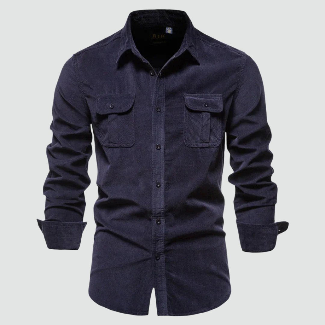 Chemise en Velours Côtelé Conor
