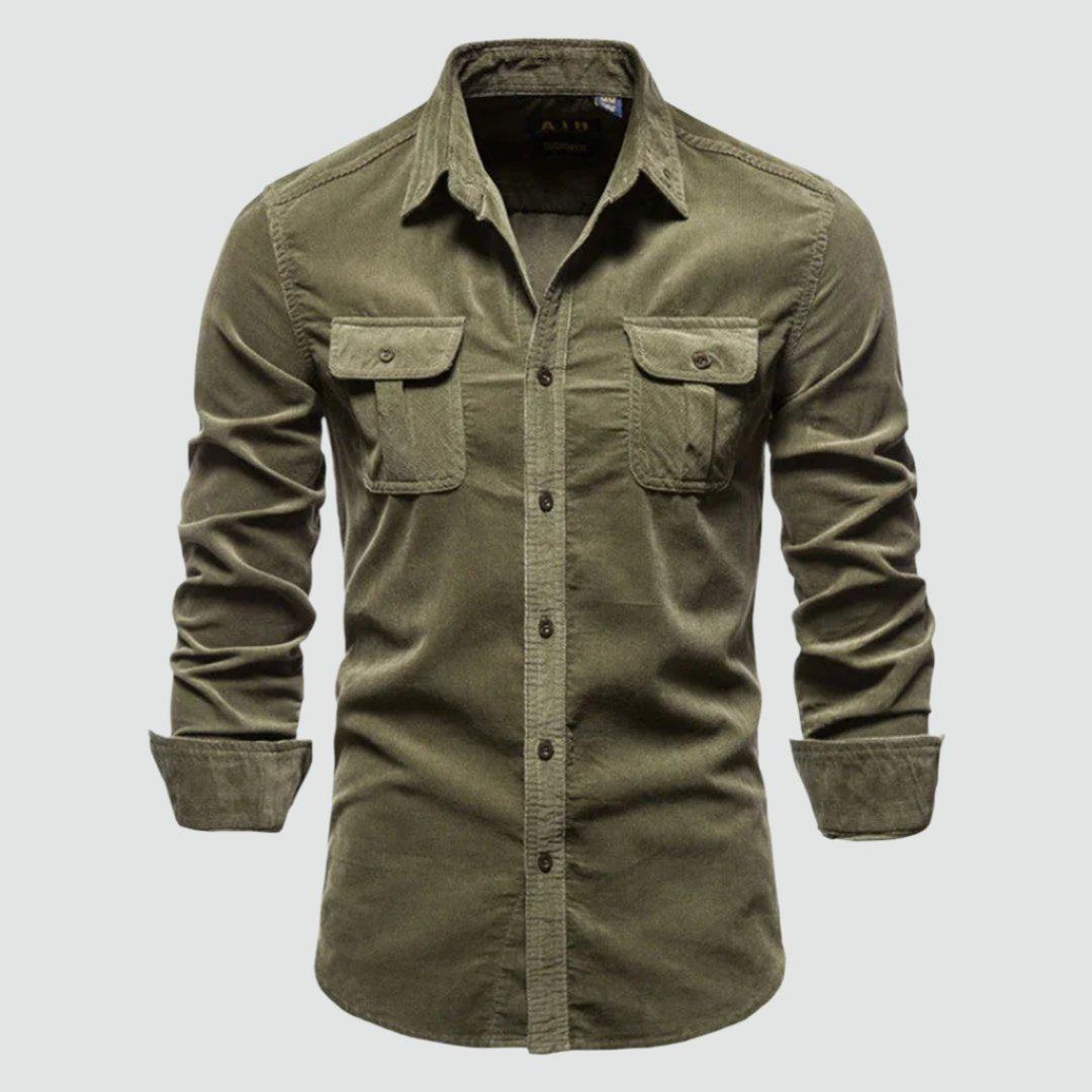 Chemise en Velours Côtelé Conor