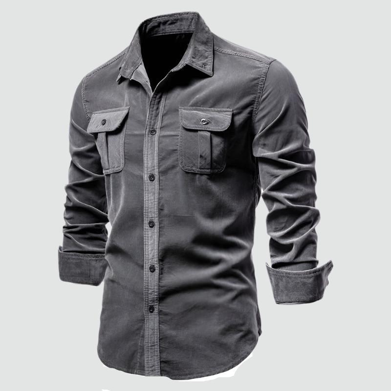 Chemise en Velours Côtelé Conor