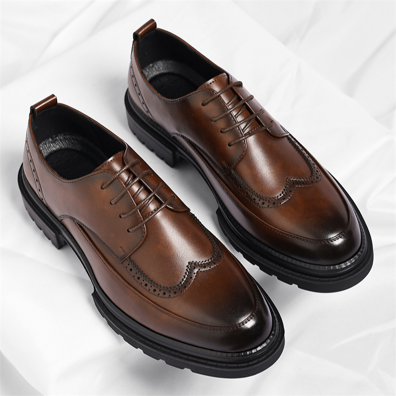Roberto Genuine Leather Dress Shoes