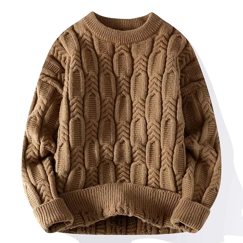 Pull en maille torsadée OLIVER