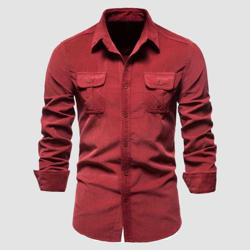 Chemise en Velours Côtelé Conor
