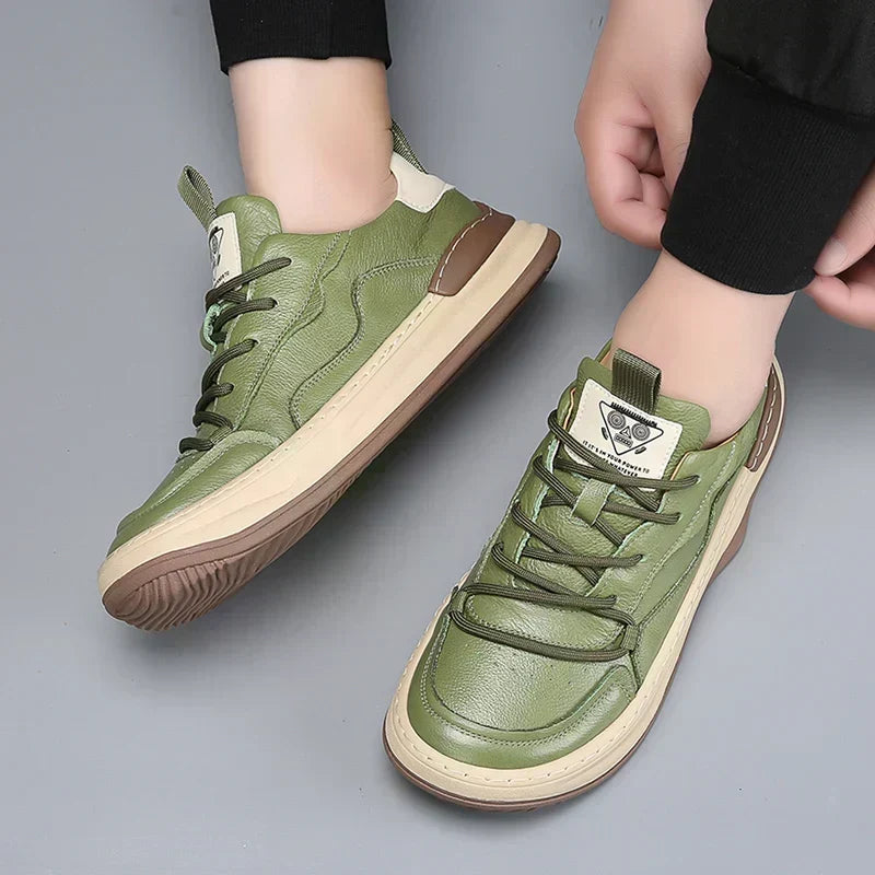 Luca Italiana Leather Sneakers