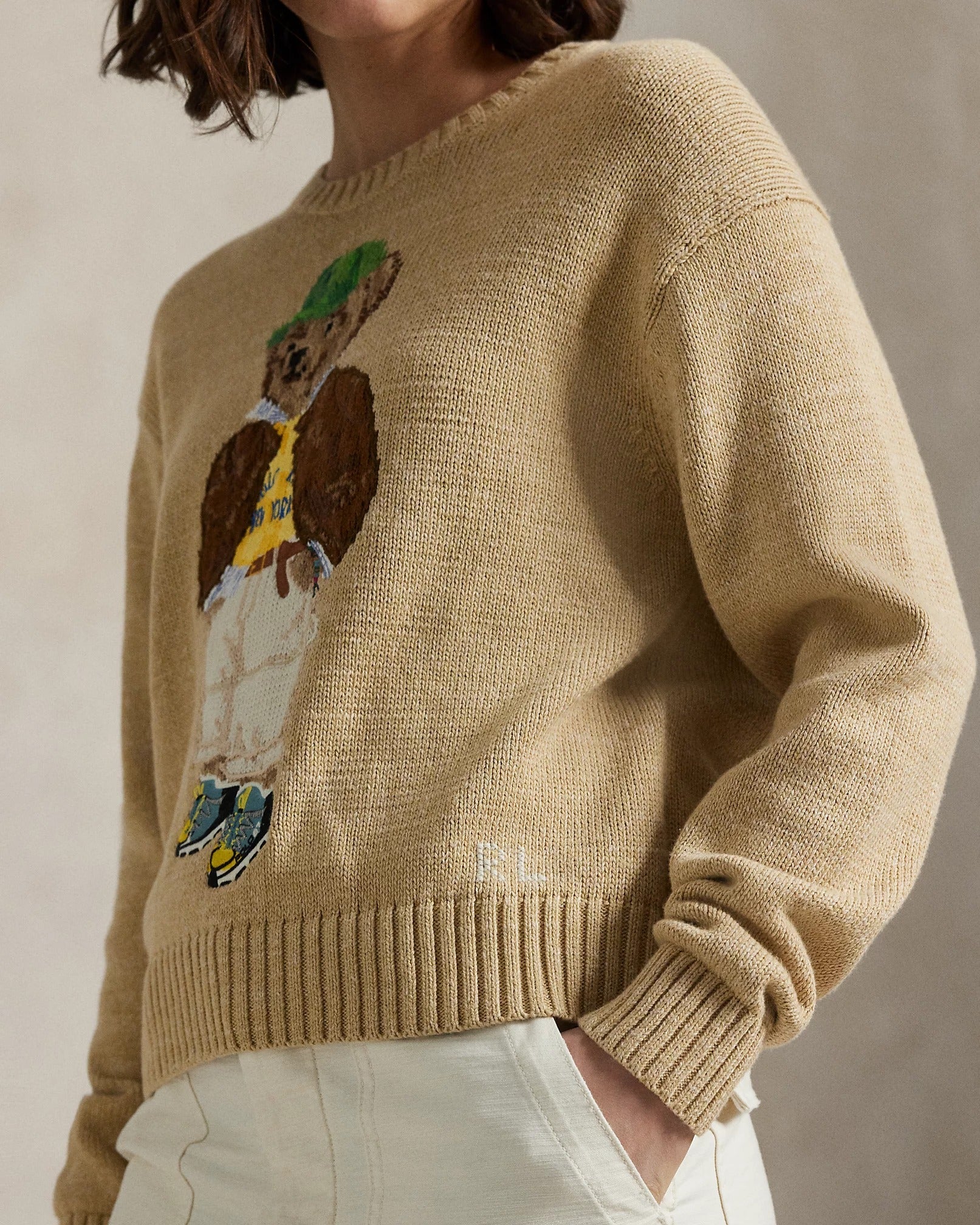 Men's Sweater | Polo Bear Beige