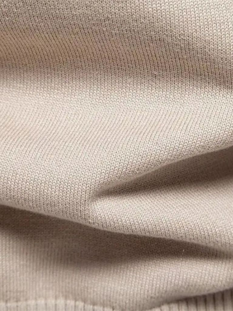 Cardigan Maille Col Zippé Uni