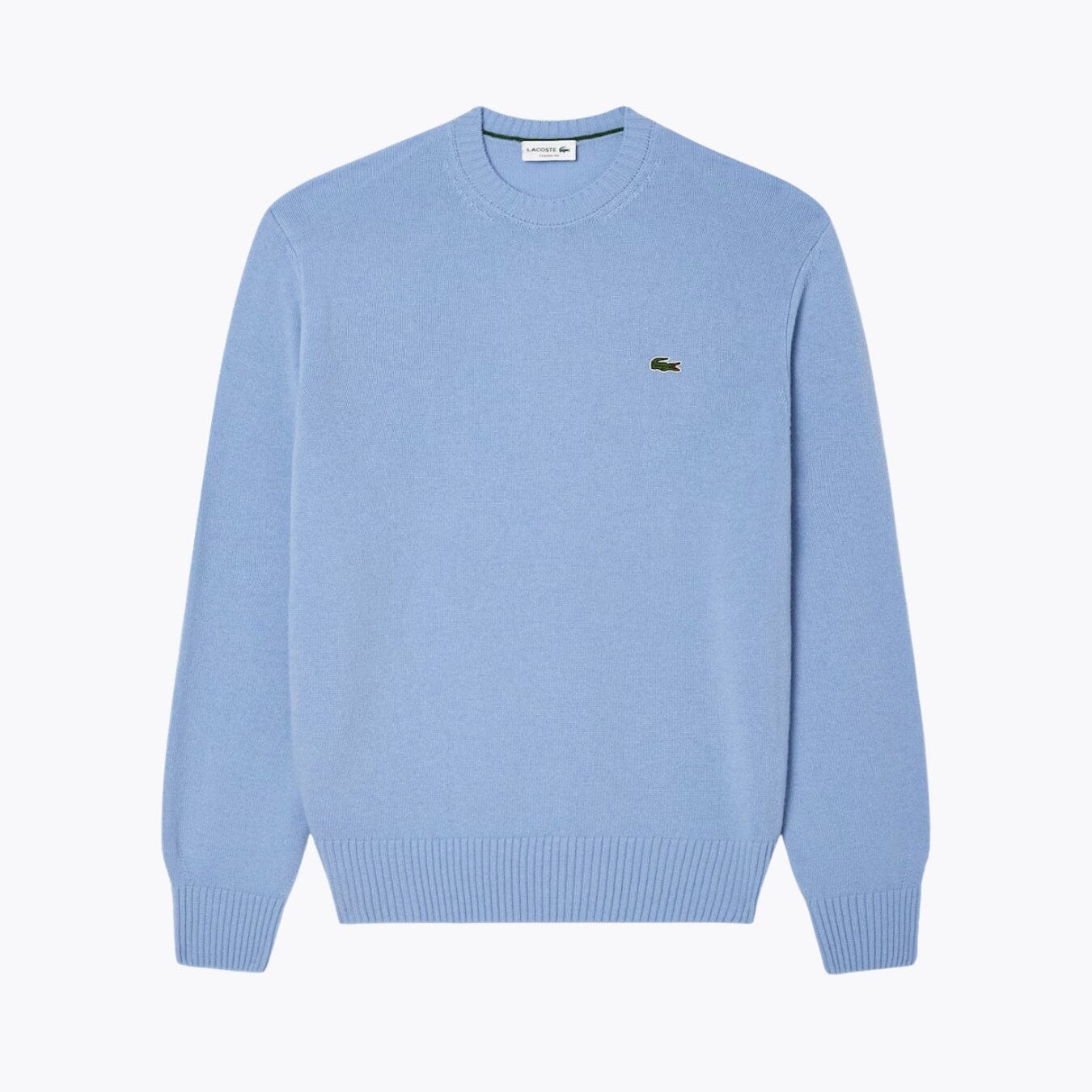 L.C Carded Wool Crew Neck Sweater