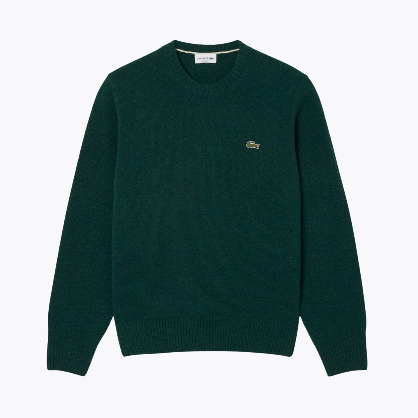 L.C Carded Wool Crew Neck Sweater