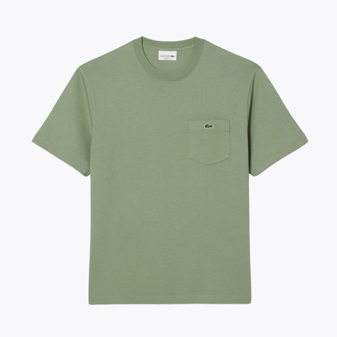 L.C Cotton T-shirt with Breast Pocket