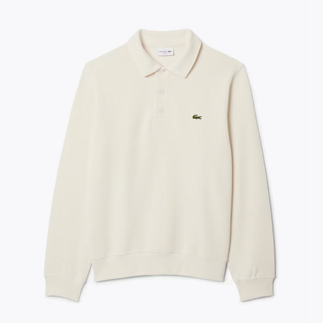 L.C Ribbed Cotton Polo Collar Sweatshirt