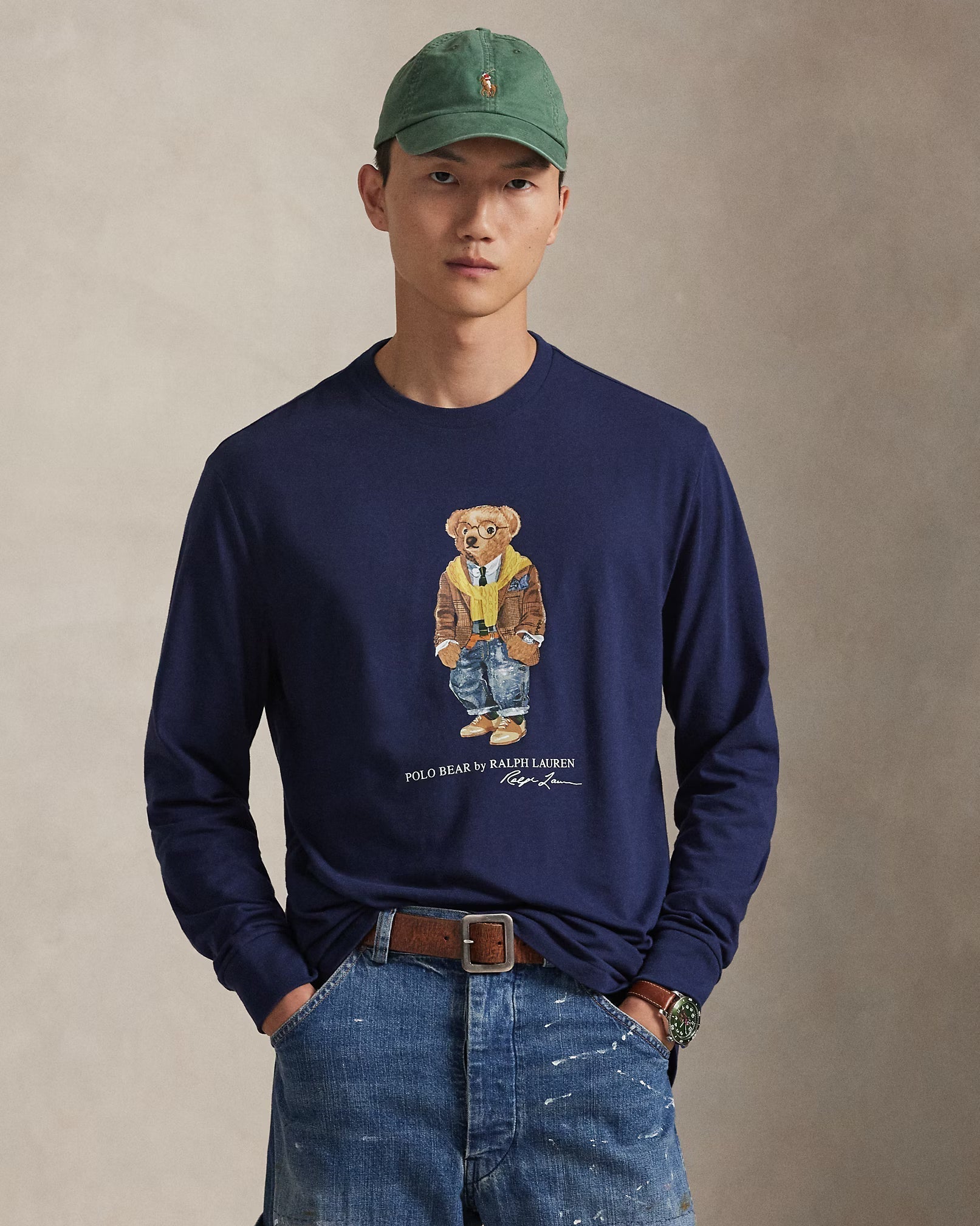 Men's Polo Bear Jersey T-Shirt Classic Fit