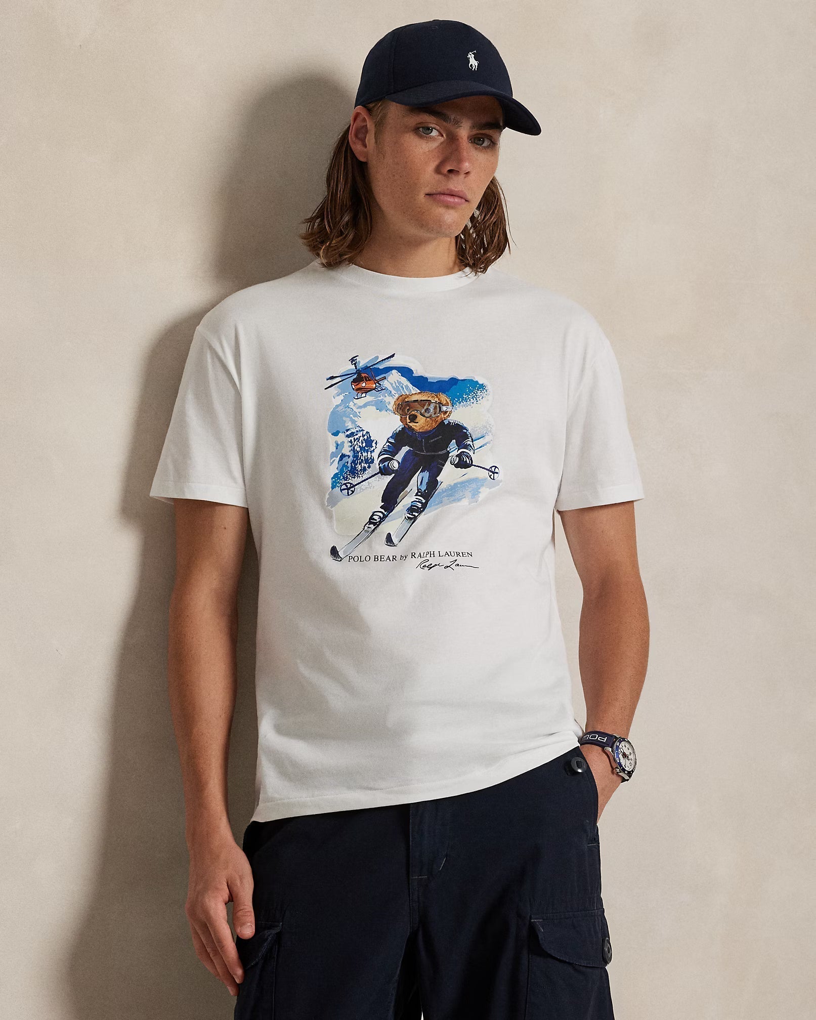 Men's Polo Bear Jersey T-Shirt Classic Fit