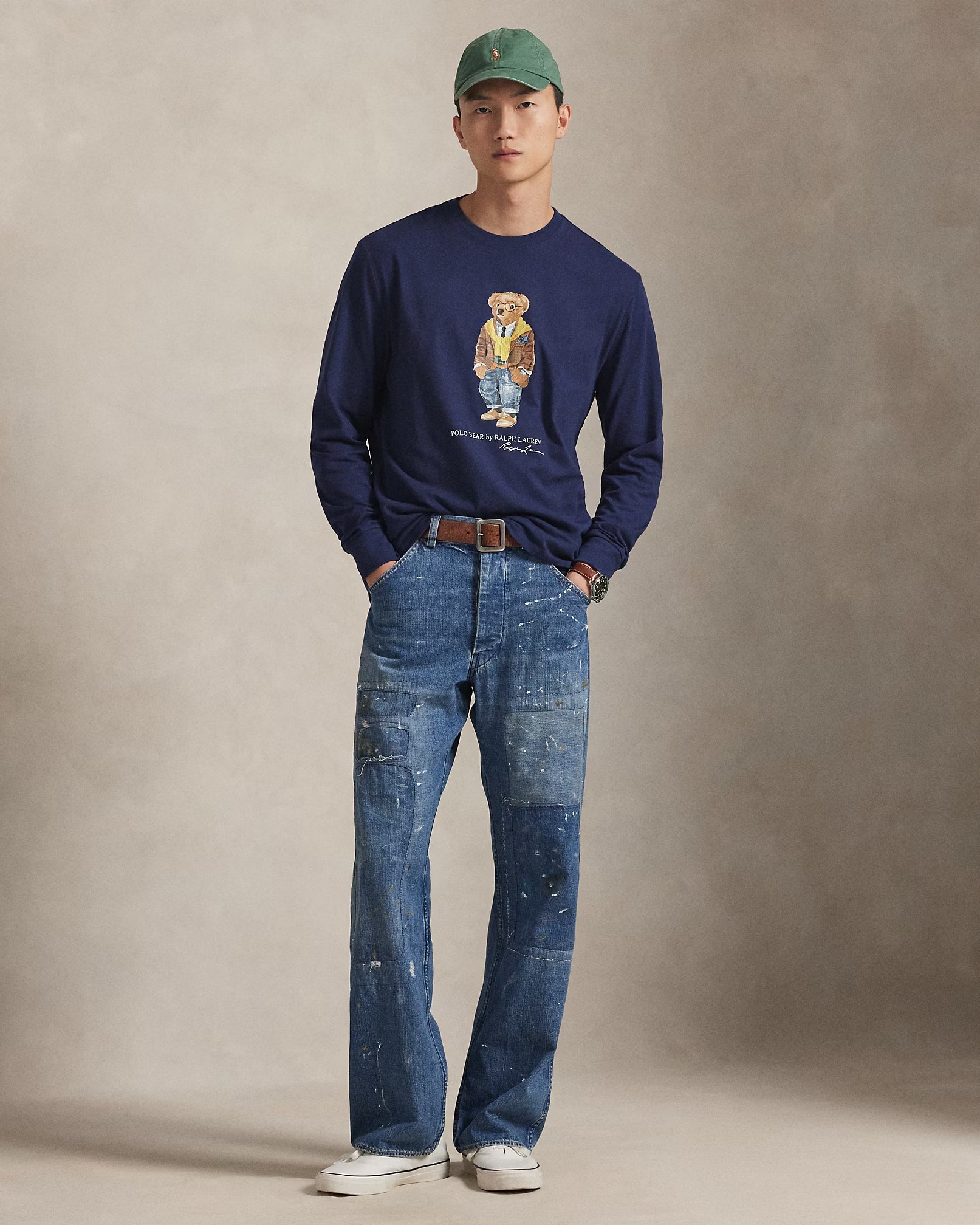 Men's Polo Bear Jersey T-Shirt Classic Fit