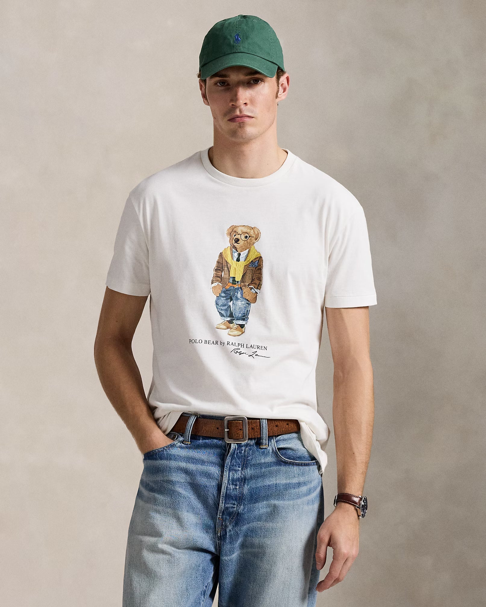 Men's Polo Bear Jersey T-Shirt Classic Fit