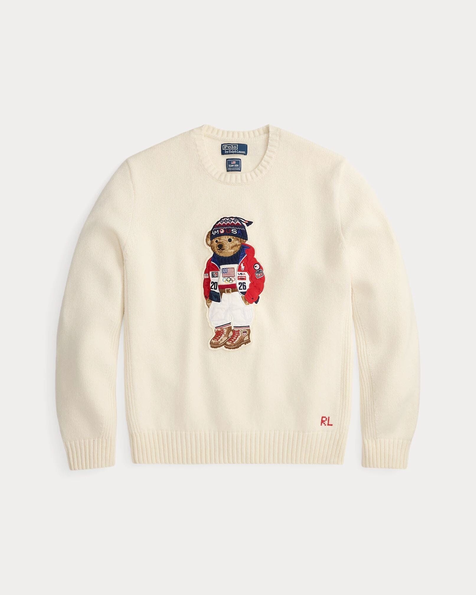 Men's Team USA Polo Bear Sweater