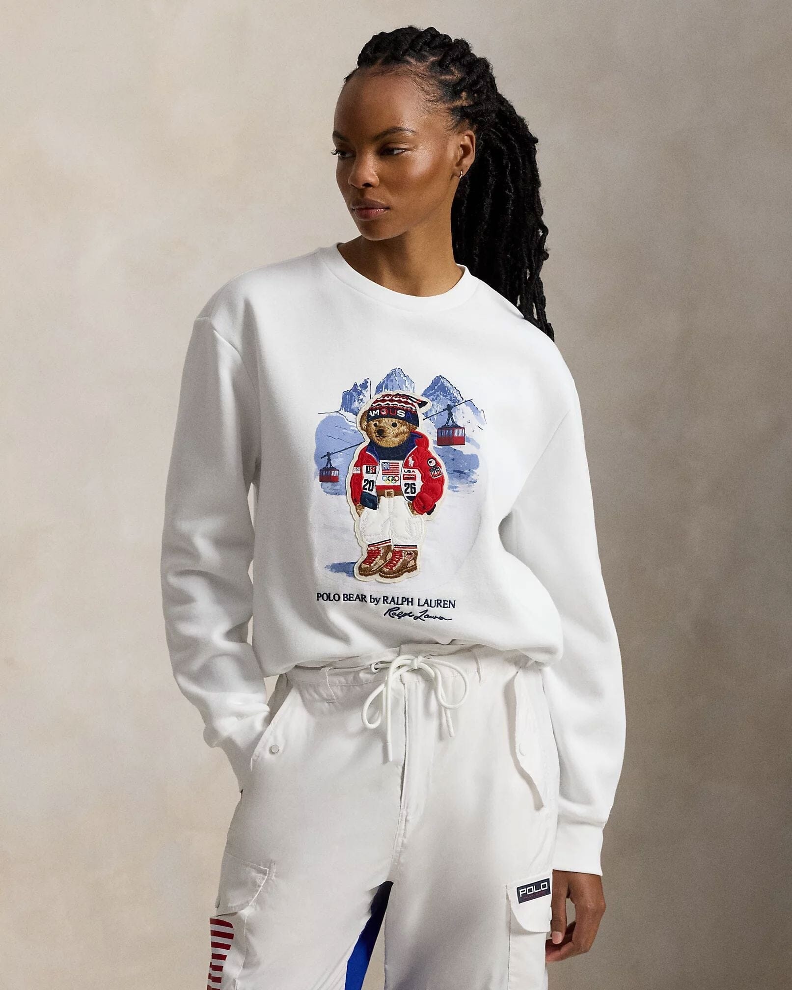 Men's Team USA Polo Bear Sweatshirt