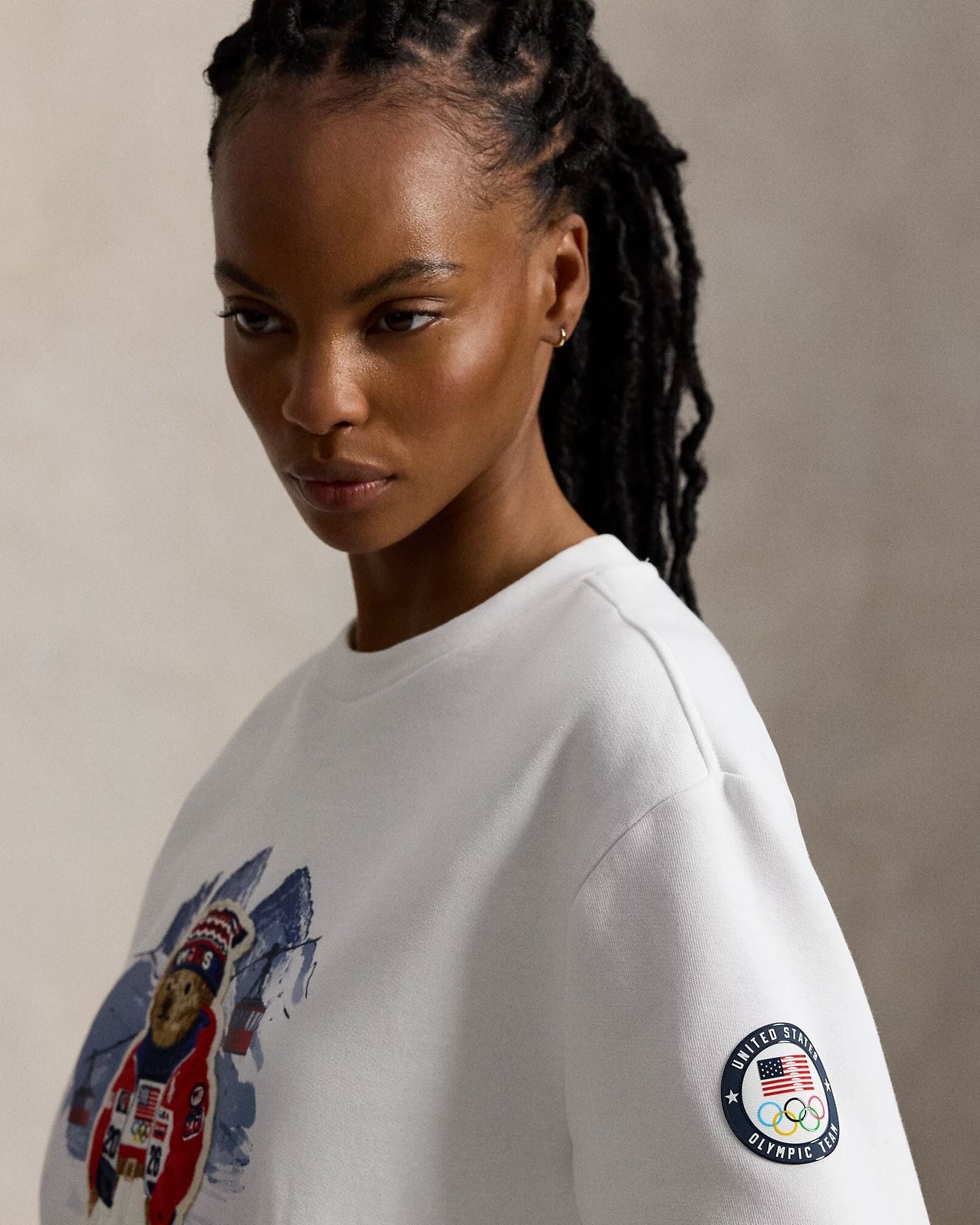 Men's Team USA Polo Bear Sweatshirt