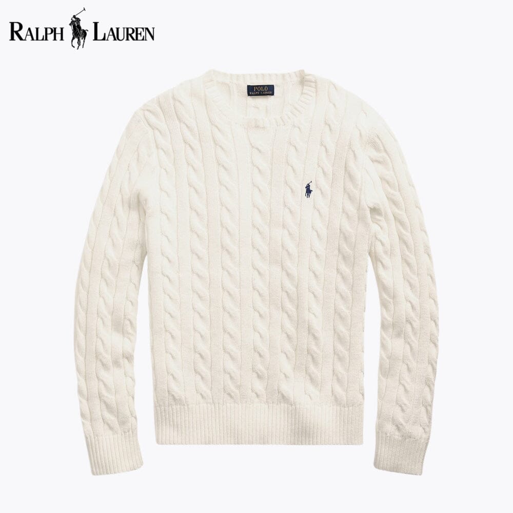 Men's Cable-Knit Cotton Jumper