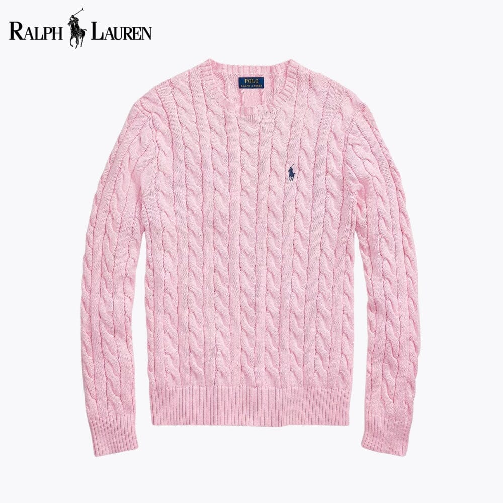 Men's Cable-Knit Cotton Jumper