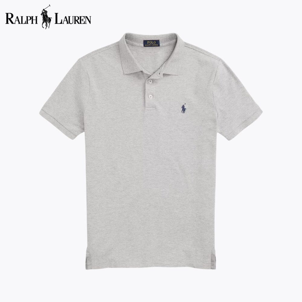 Men's Custom Slim Fit Stretch Mesh Polo Shirt