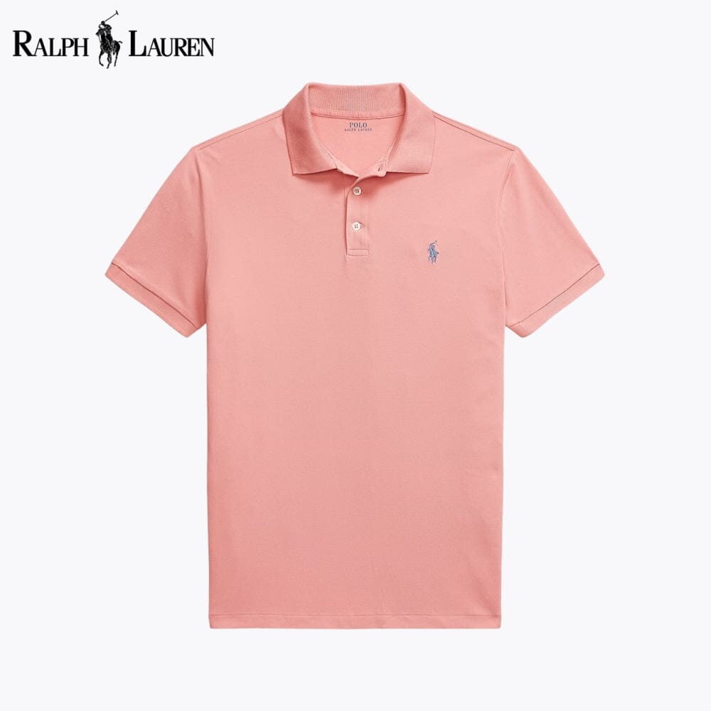 Men's Custom Slim Fit Stretch Mesh Polo Shirt