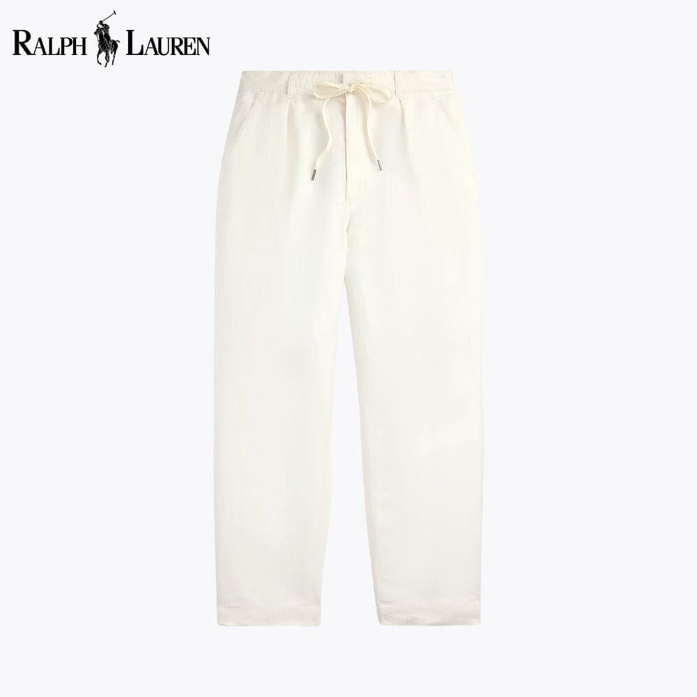 Men's Lateef Relaxed Fit Pleated Linen Pant