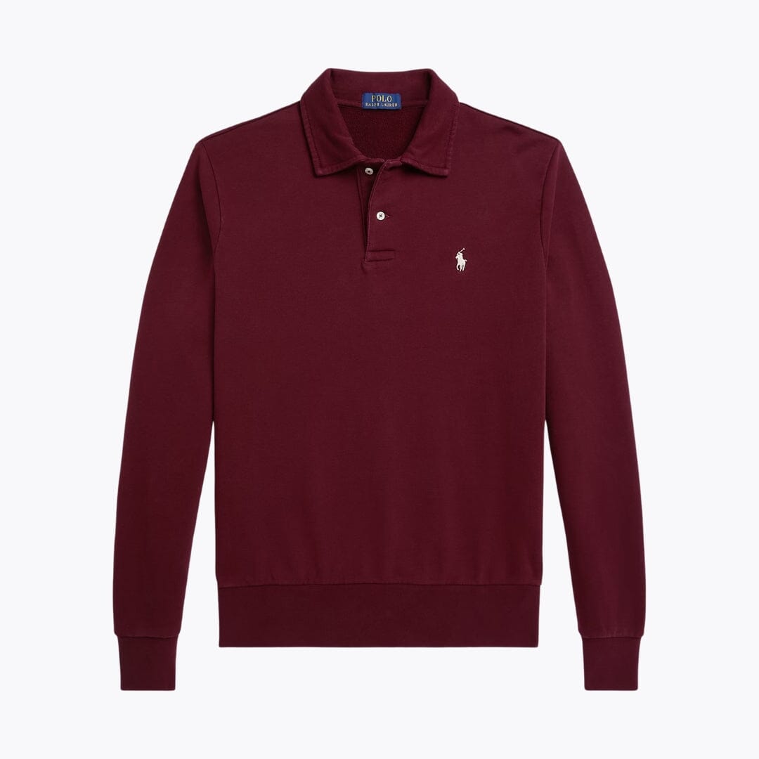 Men's Loopback Fleece Collared Sweatshirt