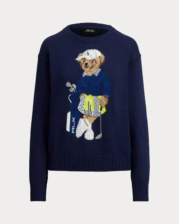 Men's Set 3 Styles Polo Bear Sweater