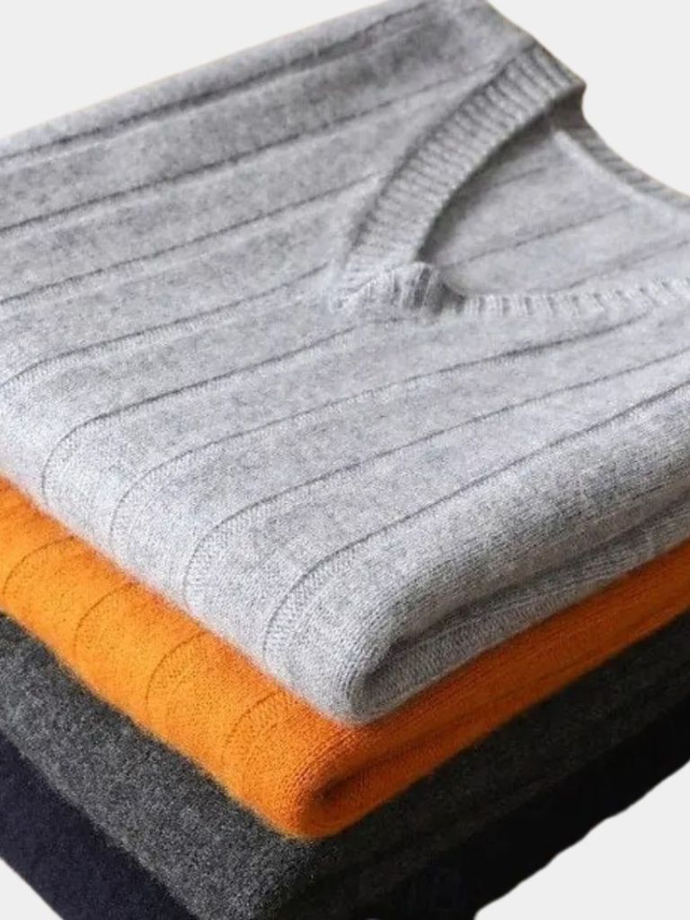 Pull sans manches 100% Laine Mérinos - Cross & Crown
