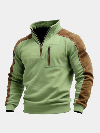Pull Zippé Col Montant Urban Explorer - Cross & Crown