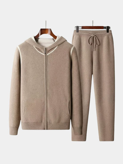 Ensemble Cachemire Belvoir Taupe