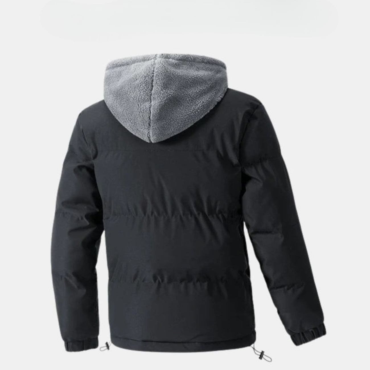 Men's Padded Winter Jacket with Fleece Hood || CLEARANCE SALE