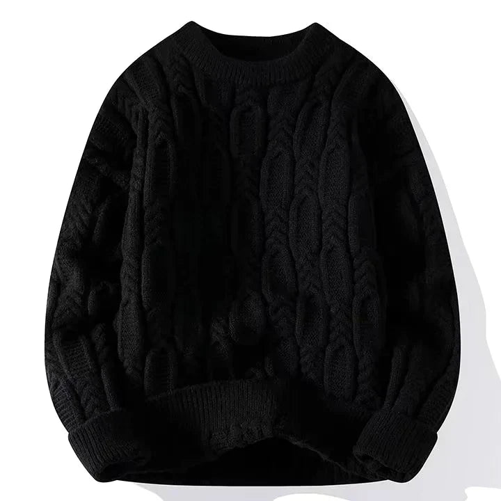 Pull en maille torsadée OLIVER