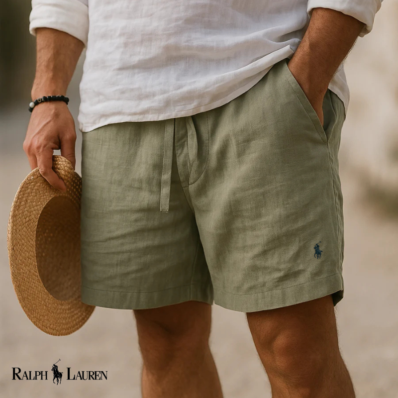 Men's Heritage Linen Capri Shorts