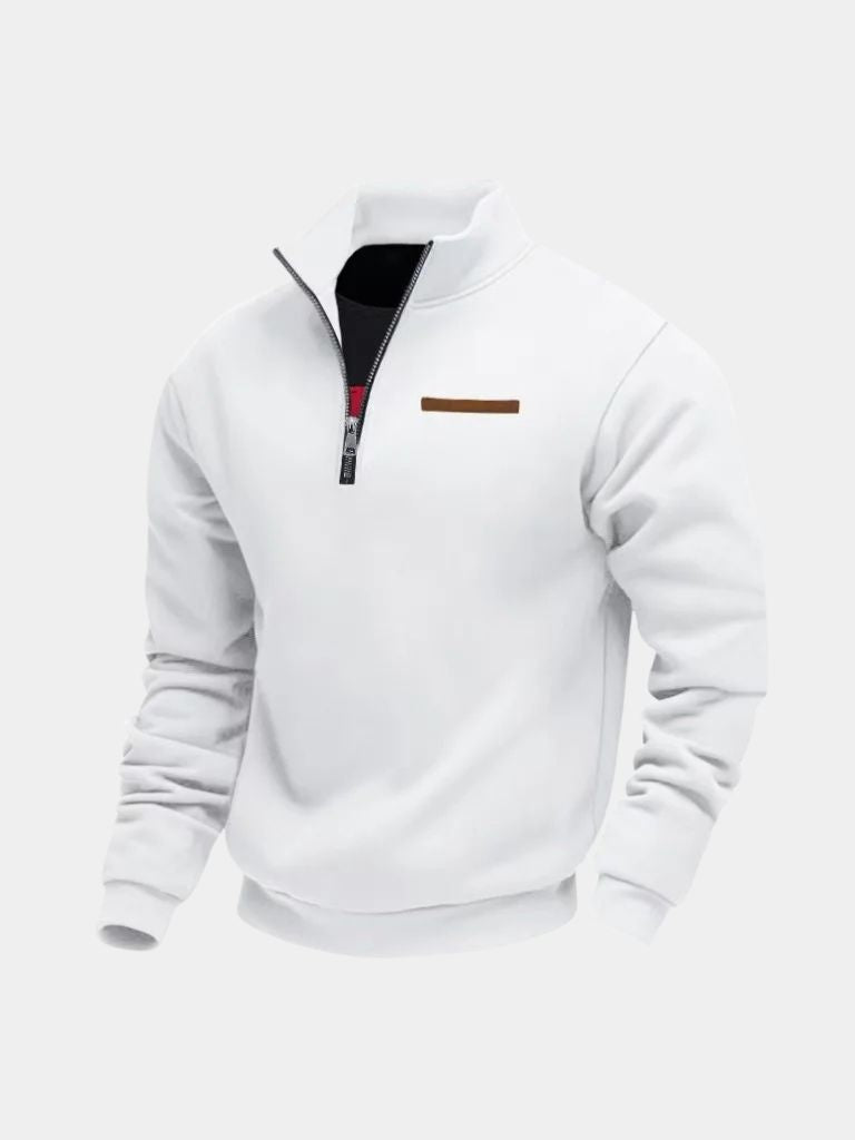 Pull Col Montant Urbain Slate
