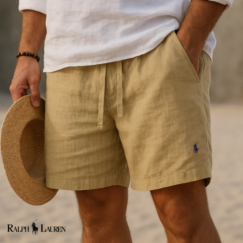 Men's Heritage Linen Capri Shorts