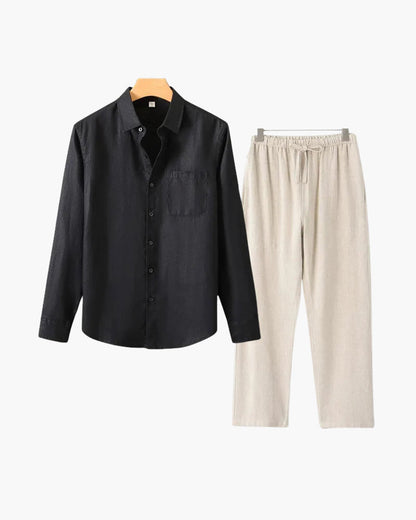 Ensemble Lin Manches Longues