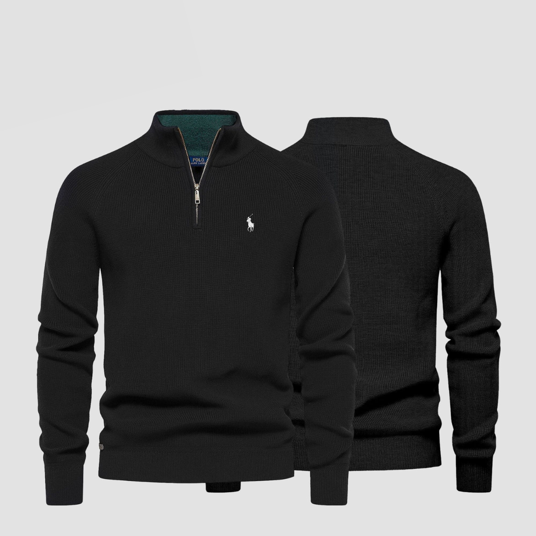 Men's Men's Zip Neck Sweater (Clearance)