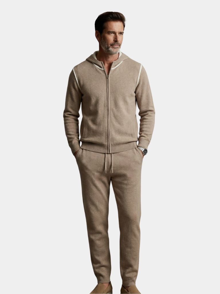 Ensemble Cachemire Belvoir Taupe