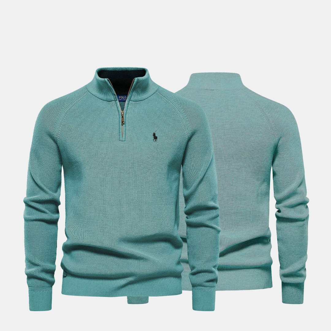 Men's Men's Zip Neck Sweater (Clearance)