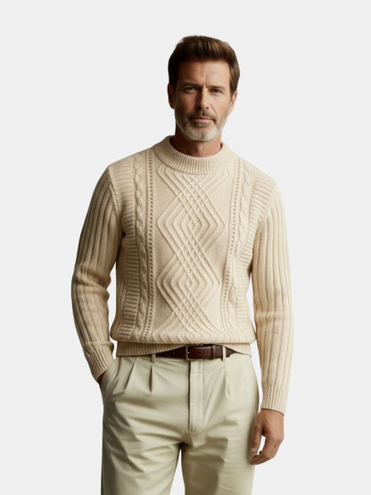 Pull Texturé Minimaliste - Cross & Crown