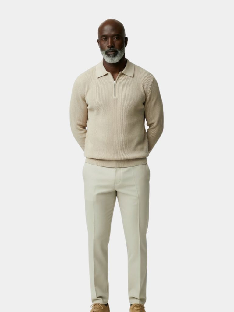 Pull Zippé Essentiel - Cross & Crown