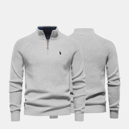 Men's Men's Zip Neck Sweater (Clearance)