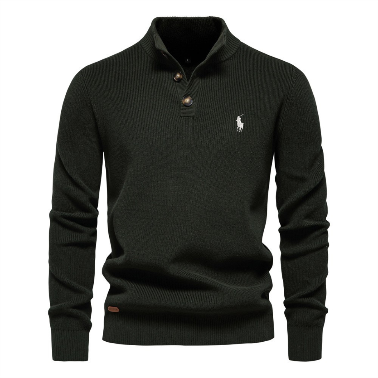 Men's Premium Knit Henley Sweater || Clearance Sale
