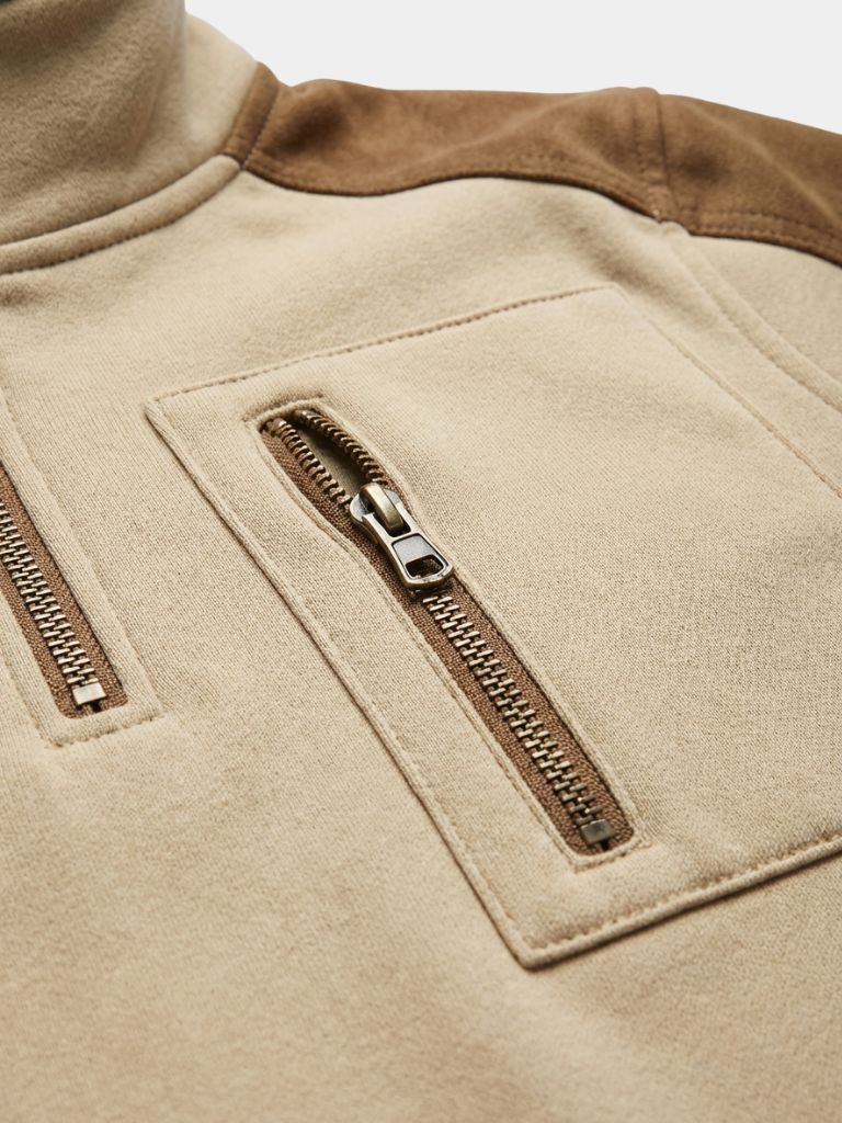 Pull Zippé Col Montant Urban Explorer - Cross & Crown